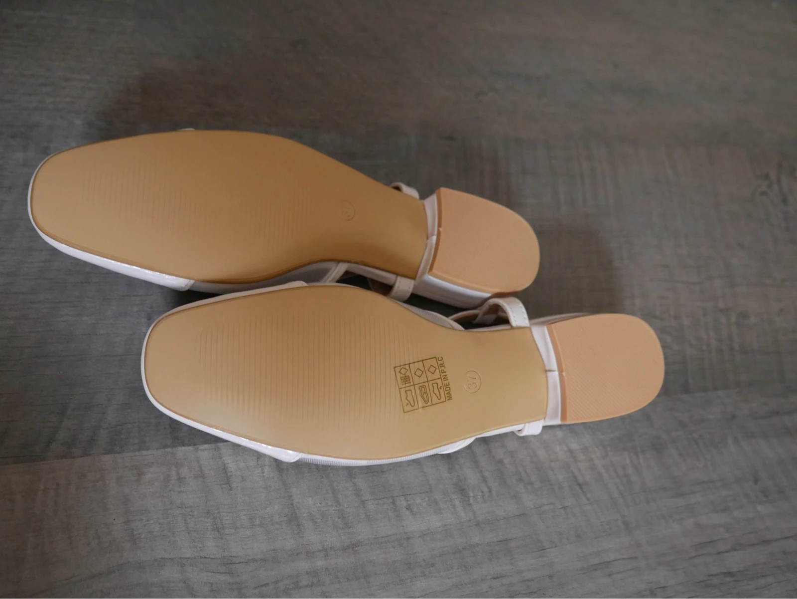 Slingback vernies beigne  – photo 6